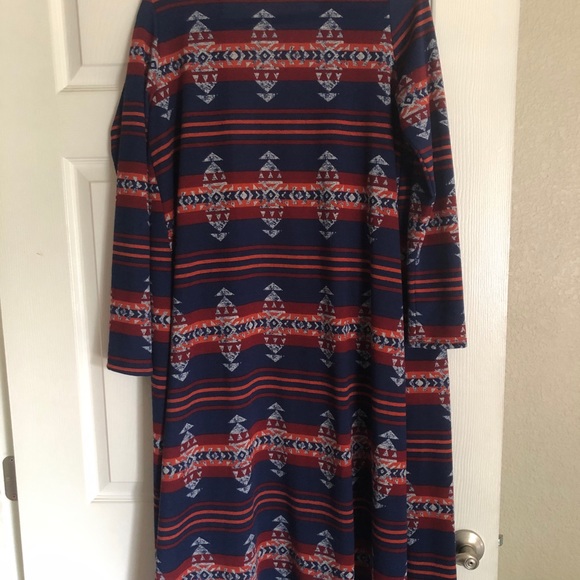 LIKE NEW ⭐️ LuLaRoe Pendleton Sarah Duster - Picture 3 of 3